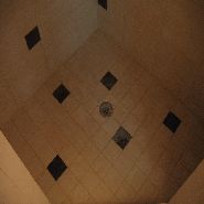 4x4 ceramic floor shower
