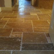 french pattern travertine floor