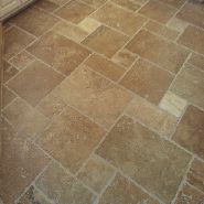 multi size pattern travertine design