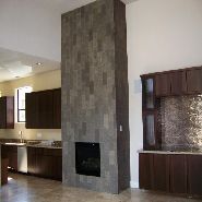 ceramic tile fireplace 