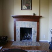 marble 4x4 fireplace
