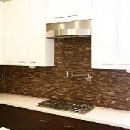 glass backsplash